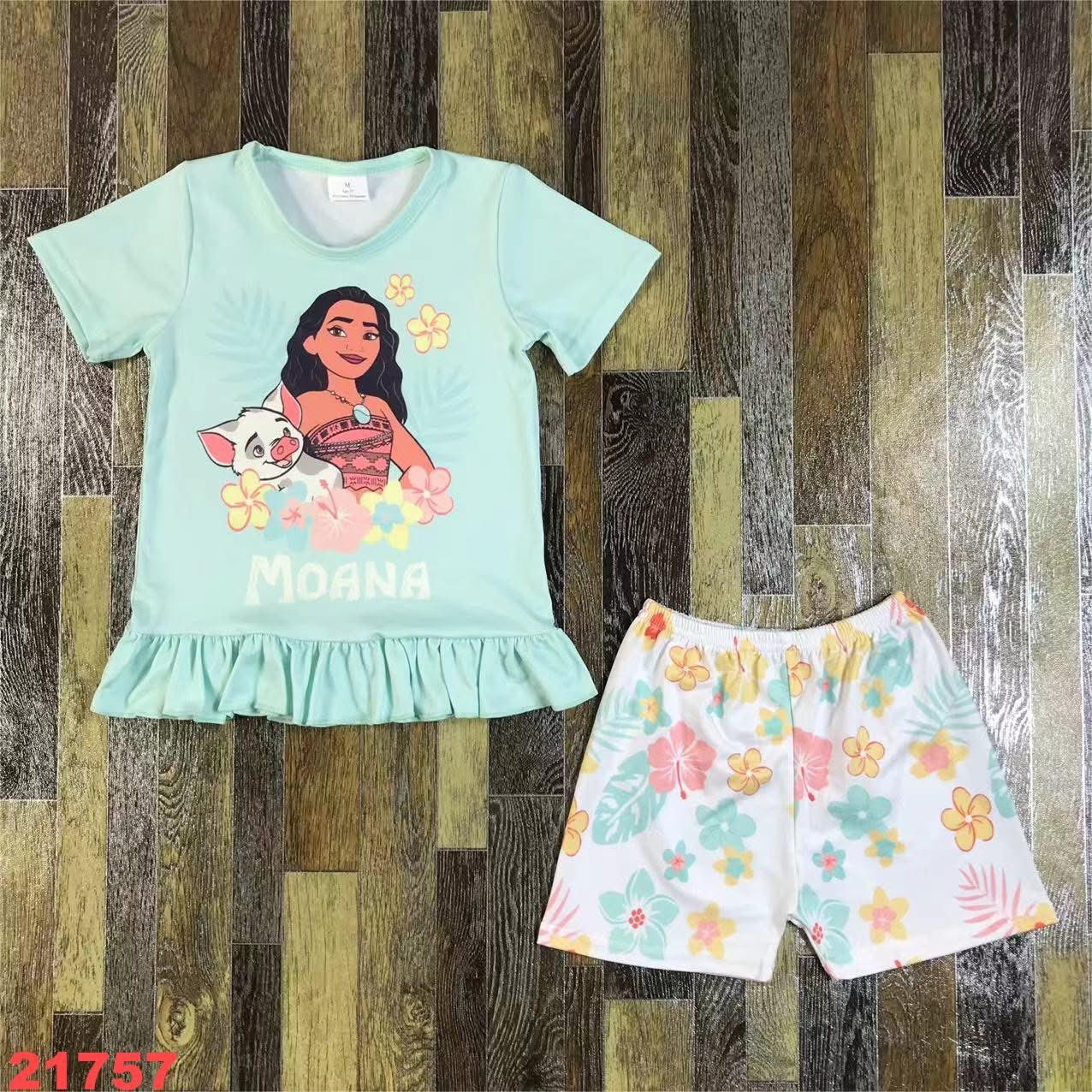 Ocean Princess Shorts Set