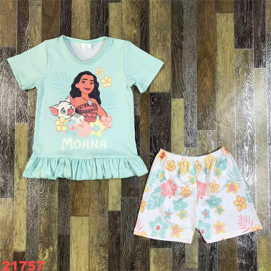 Ocean Princess Shorts Set