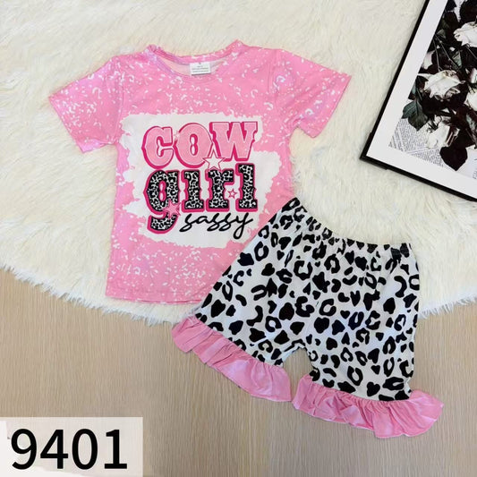 Cowgirl Sassy Shorts Set