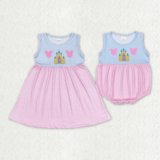 Striped Castle Dress