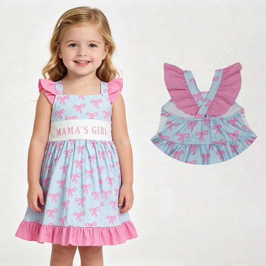 Mama's Girl Criss Cross Coquette Dress