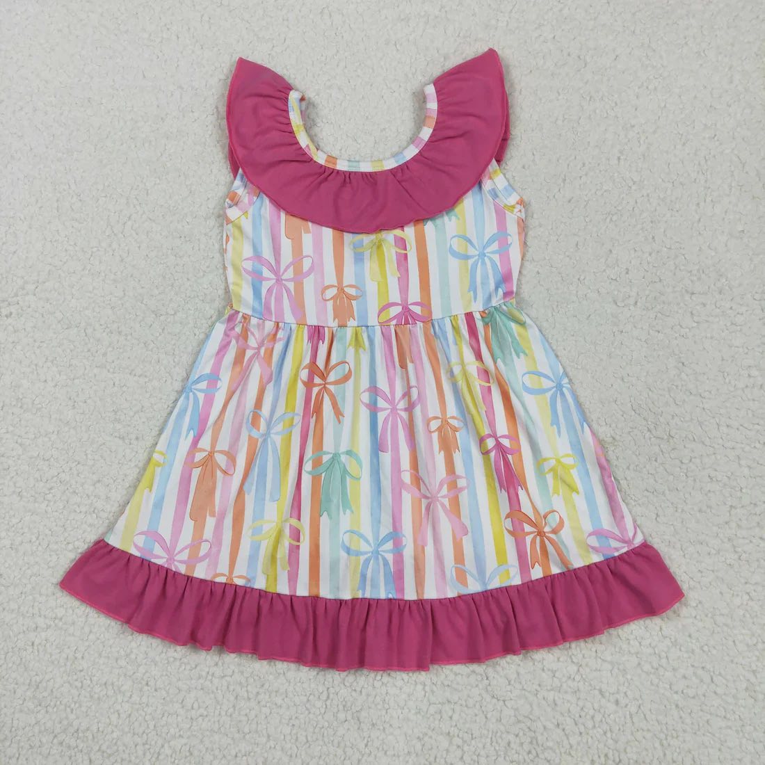 Striped Coquette Dress