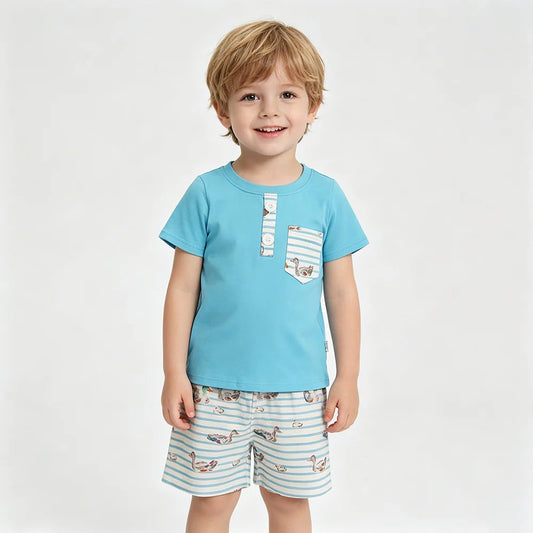 Mallard Pocket Tee Shorts Set
