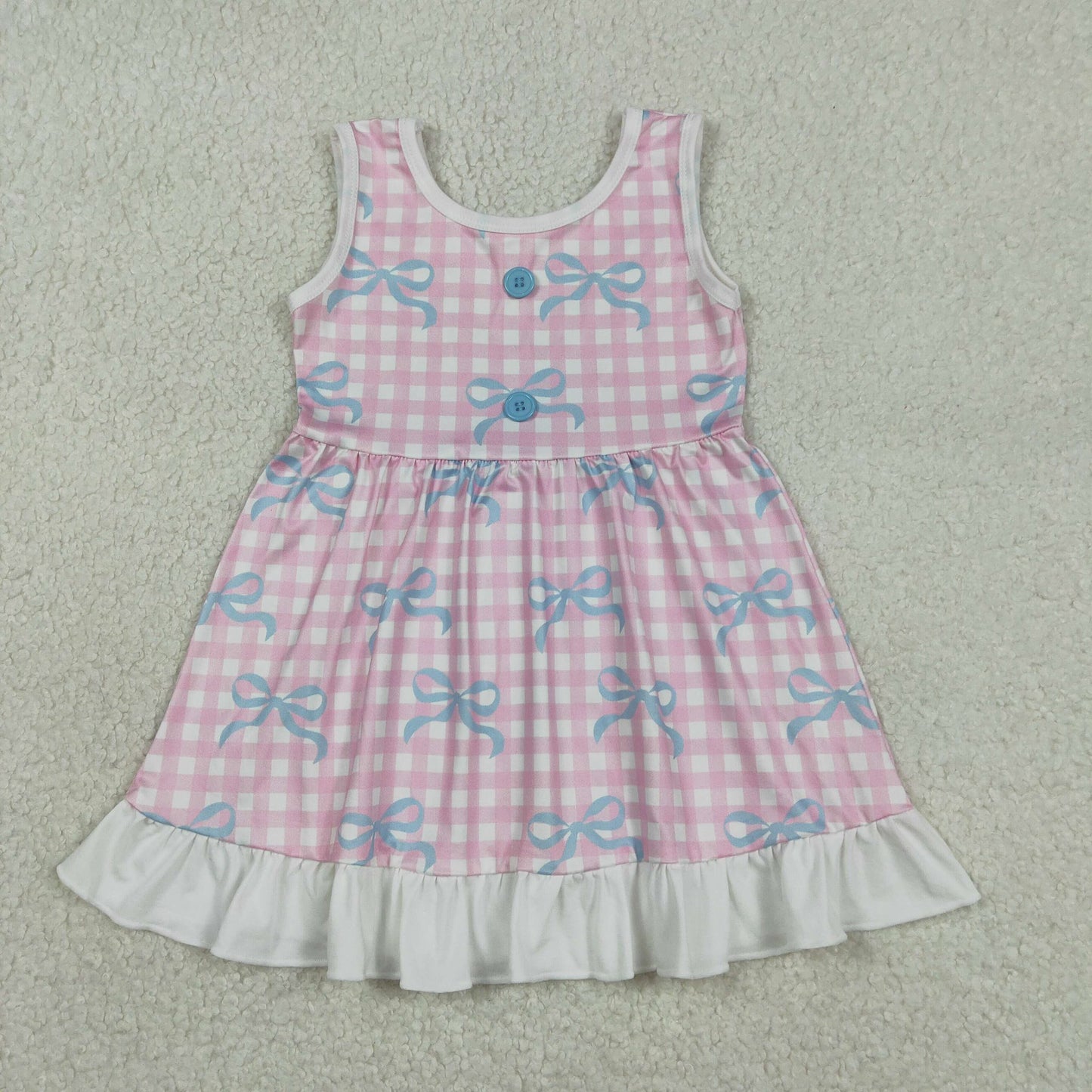 Pink Gingham Coquette Dress
