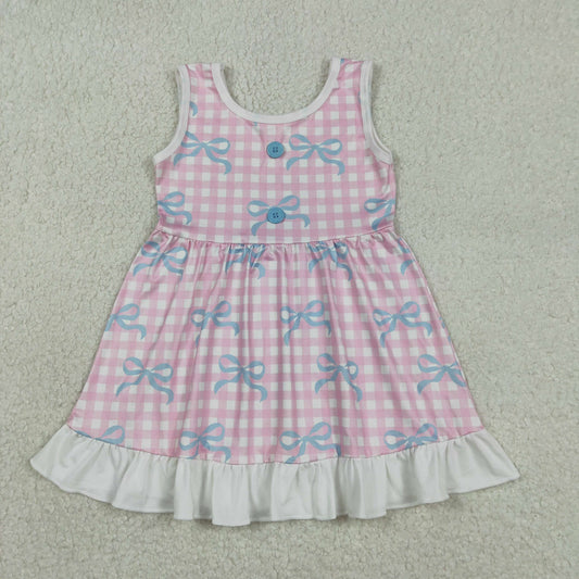 Pink Gingham Coquette Dress
