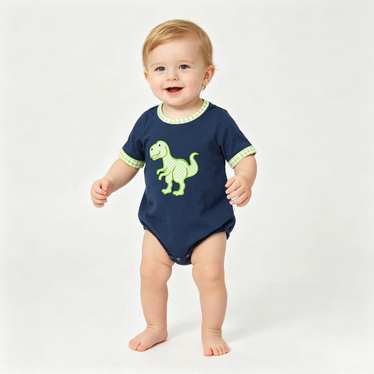 Gingham Dinosaur Bubble