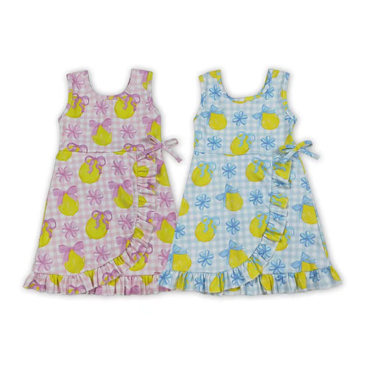 Lemon Ruffle Dresses