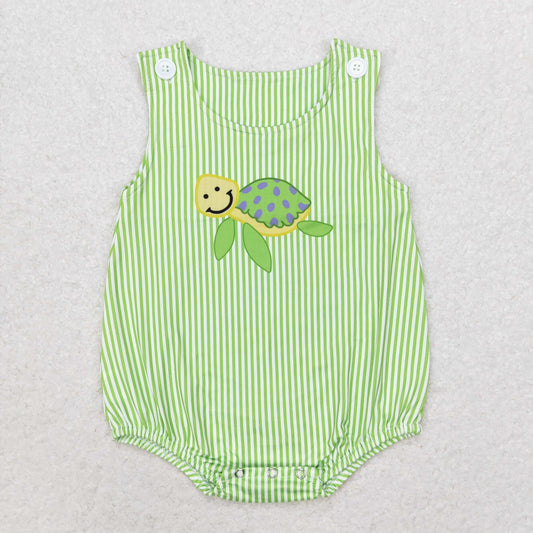 Sea Turtle Striped Romper