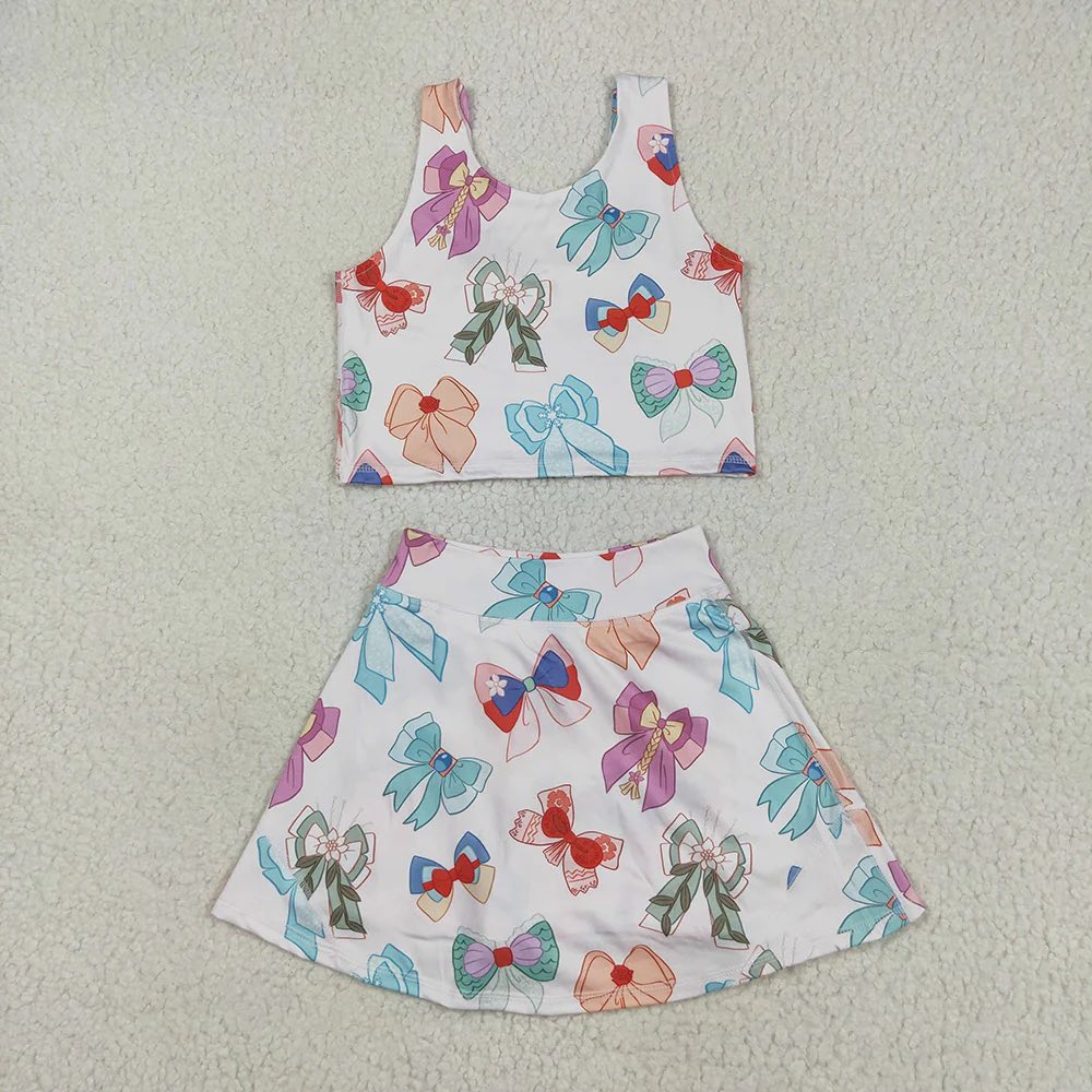 Princess Bows Skort Set