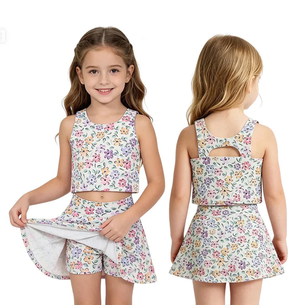 Floral Athletic Skort Set