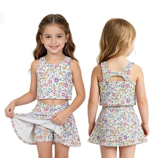 Floral Athletic Skort Set