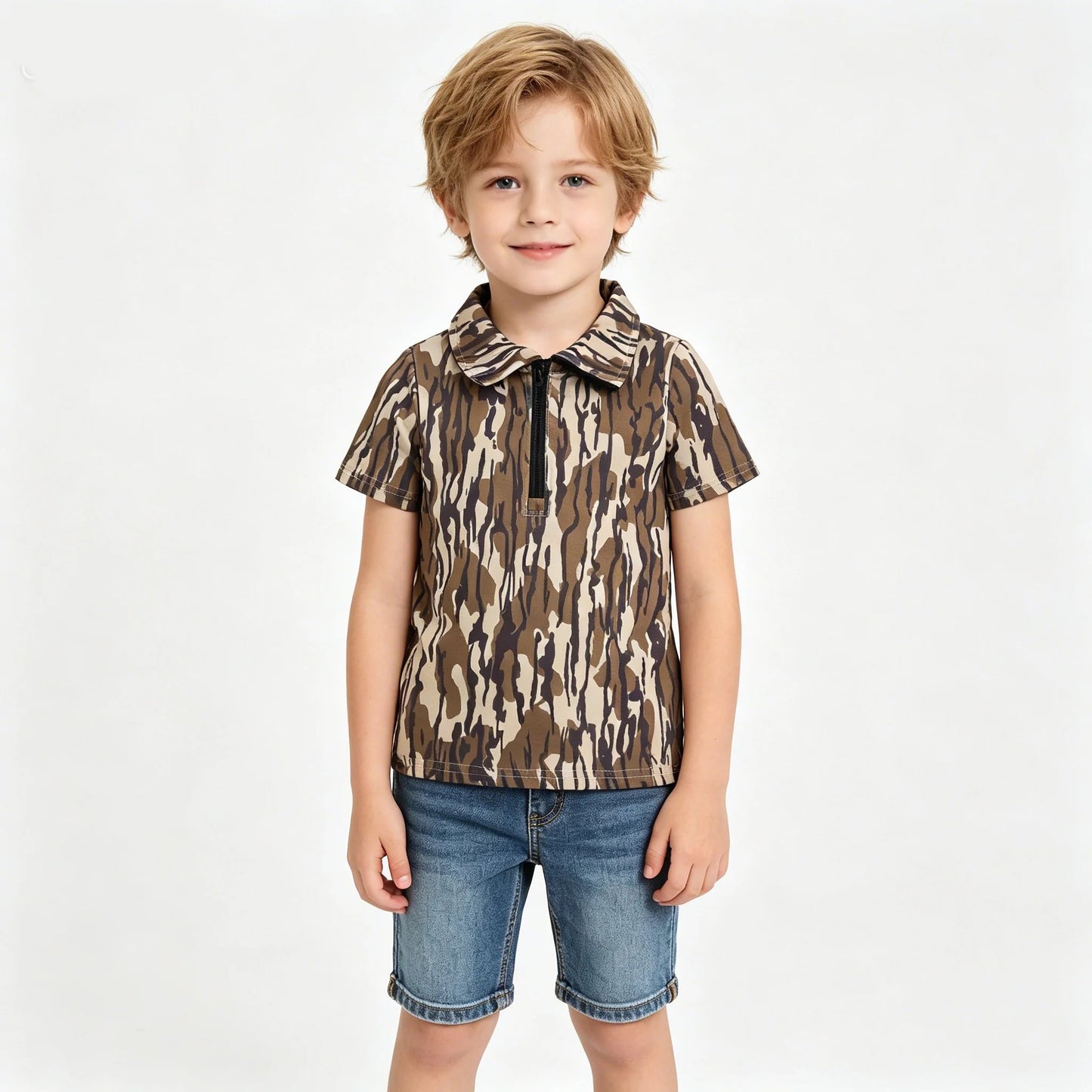 Camo Shorts Set