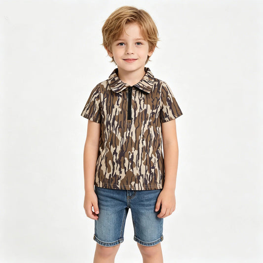 Camo Shorts Set