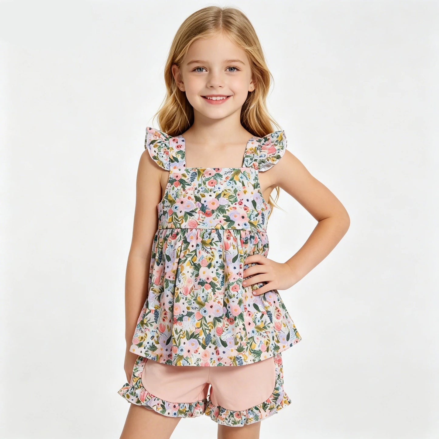 Floral Shorts Set