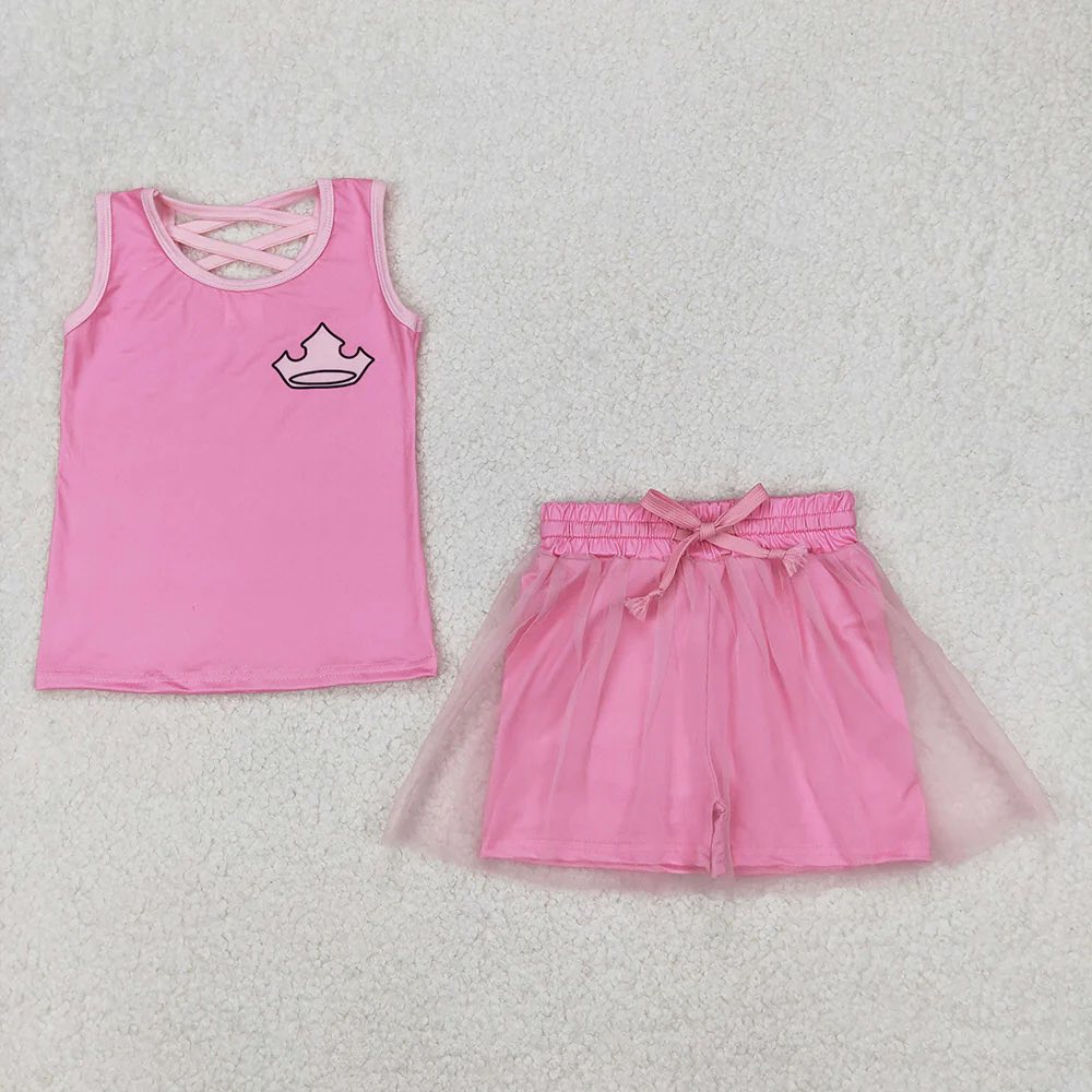 Sleeping Princess Tulle Shorts Set