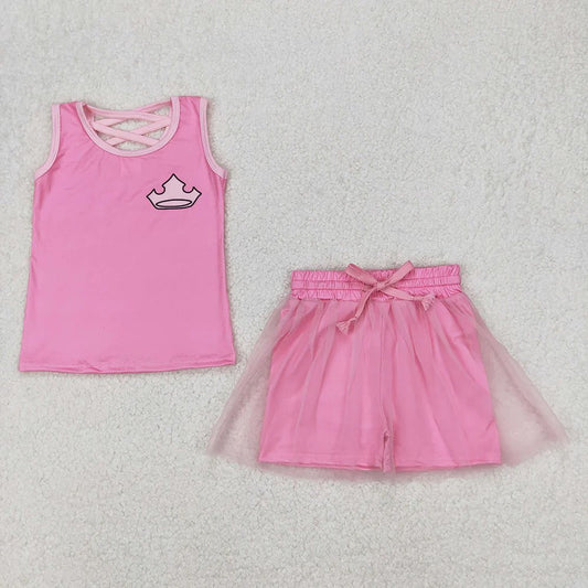 Sleeping Princess Tulle Shorts Set