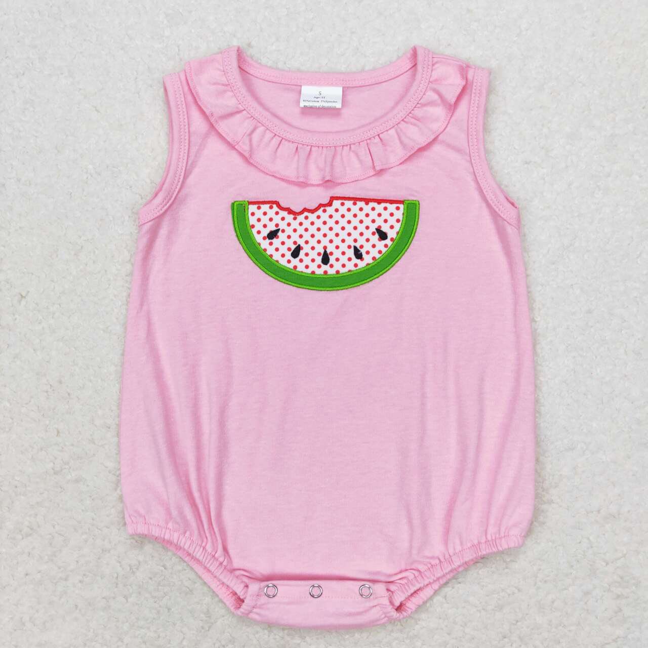 Pink Watermelon Ruffle Bubble