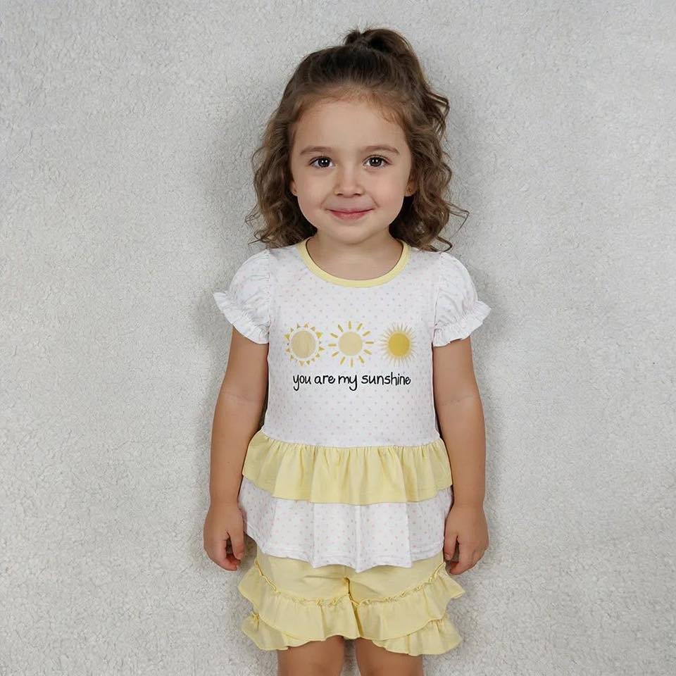 You Are My Sunshine Shorts Set