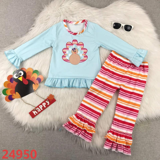 Striped Turkey Pants Set