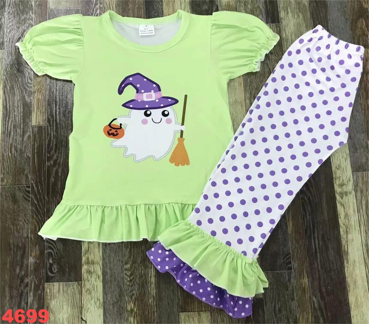 Polka Dots Ghost Pants Set