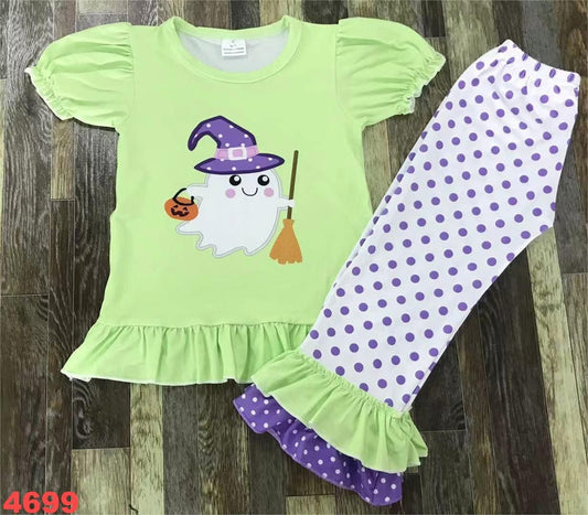 Polka Dots Ghost Pants Set