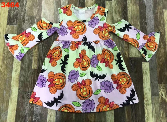 Pumpkin Mouse Cutout Dress