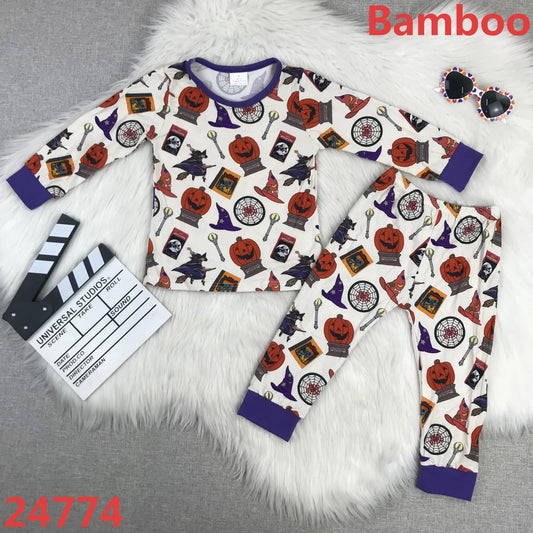 Pumpkins and Witches Pajama Set