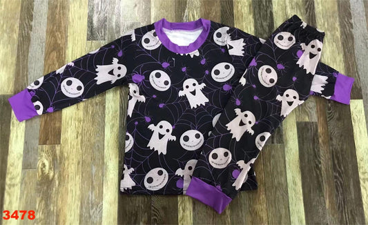 Ghost and Spiderwebs Pajama Set