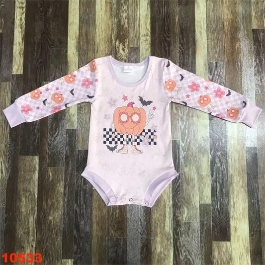 Peace Pumpkin Bubble Romper