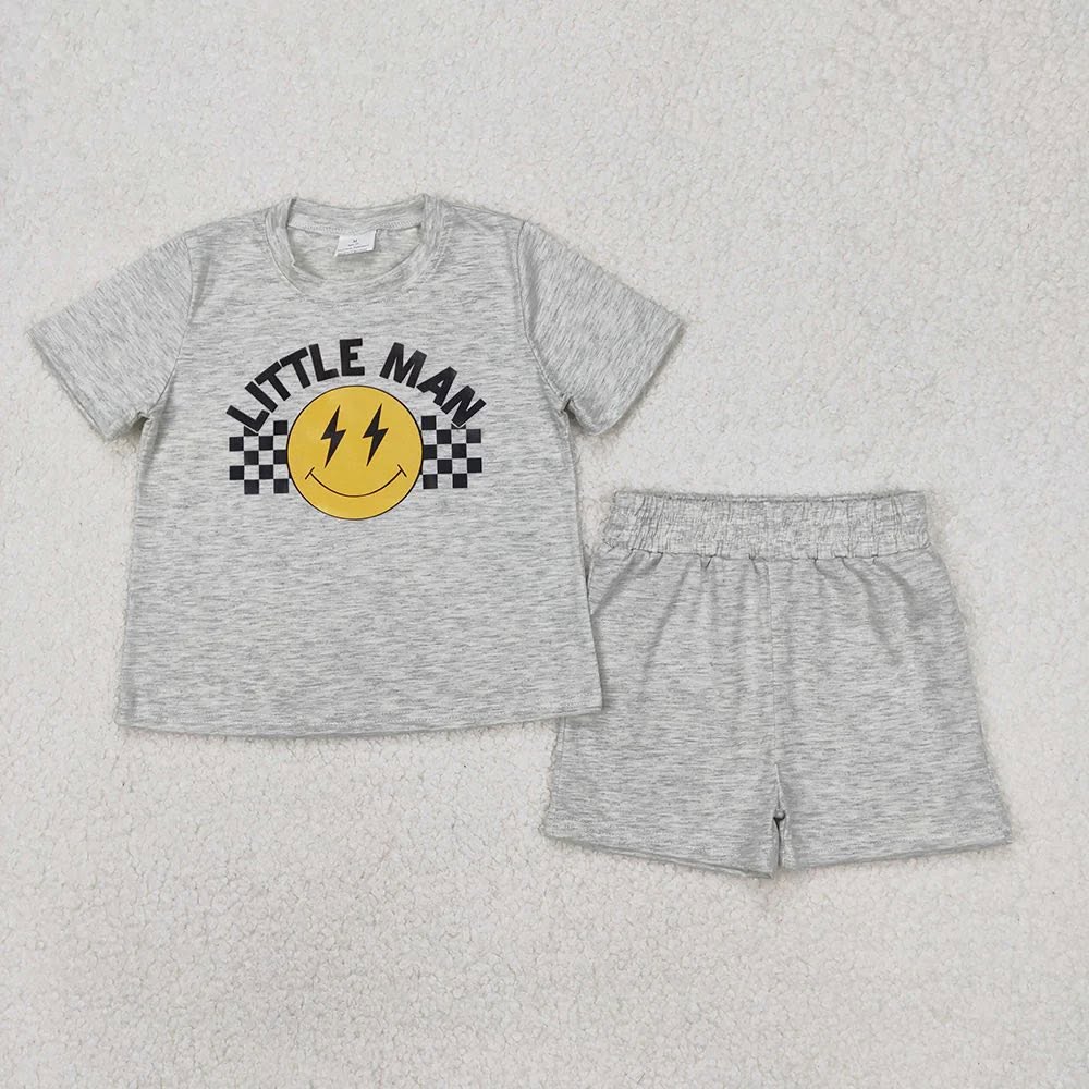 Little Man Shorts Set