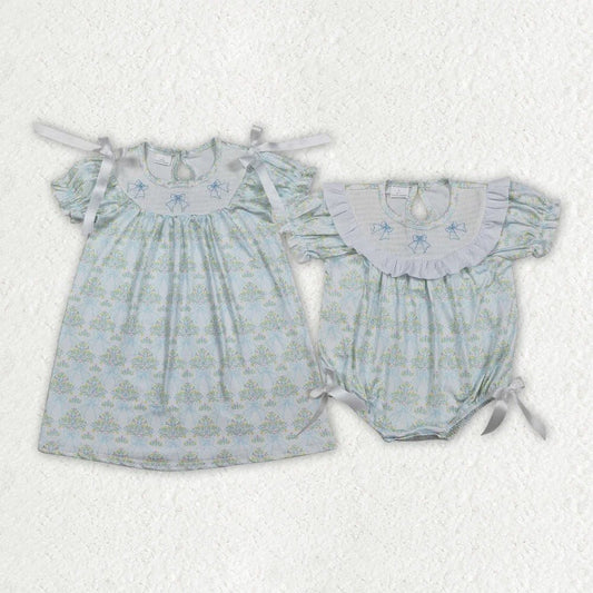 Floral Smocked Bow Collection
