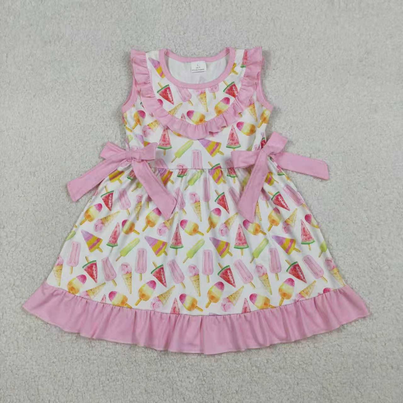 Fruity Popsicle Ruffle Dress