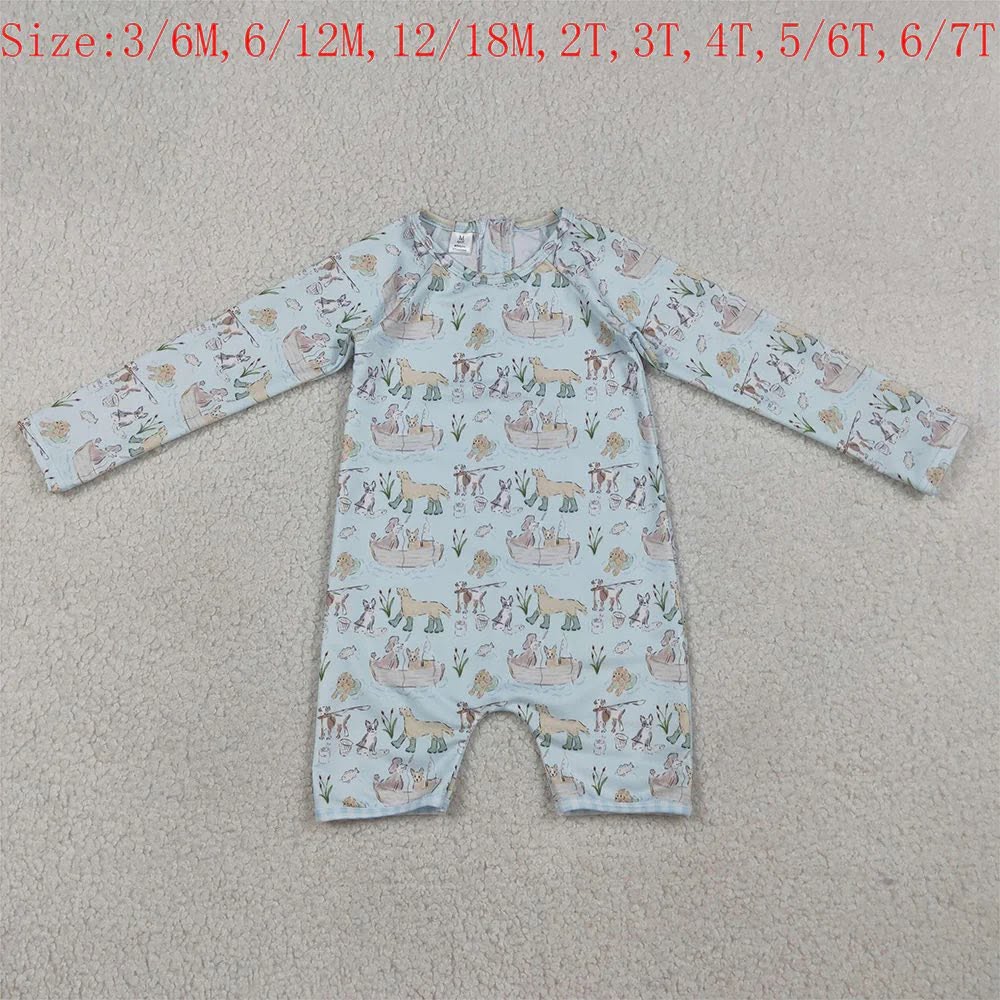 Puppy Pals Rashguard Swimsuit