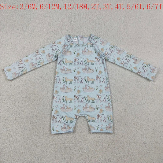Puppy Pals Rashguard Swimsuit