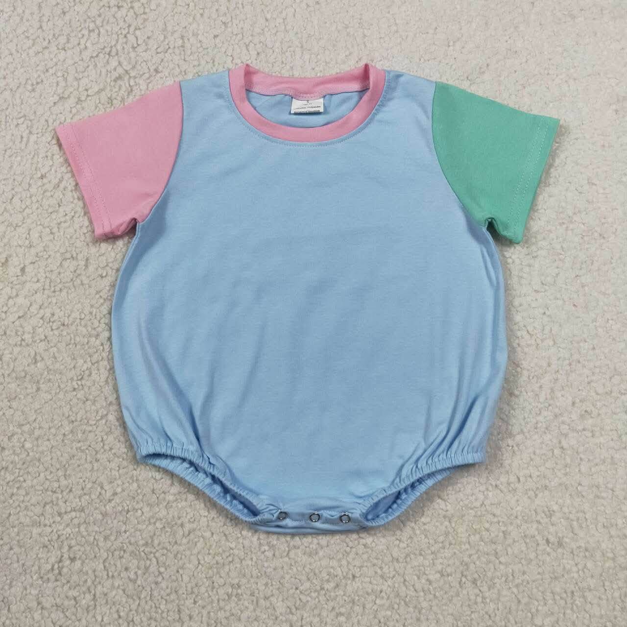 Colorblock Bubble Romper