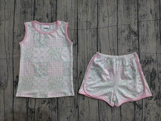 Grandmillenial Patchwork Shorts Set