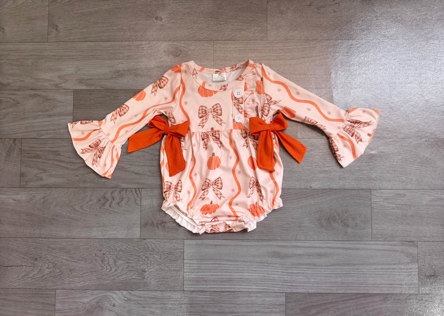 Coquette Pumpkin Romper