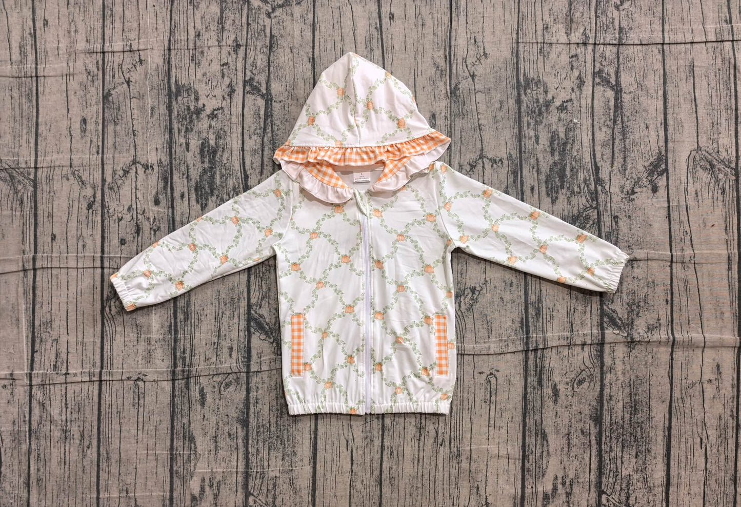 Vine and Pumpkin Ruffle Jacket