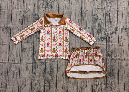 Gingerbread Skort Set