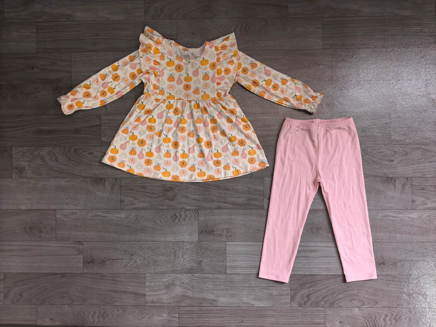 Pastel Pumpkin Pants Set