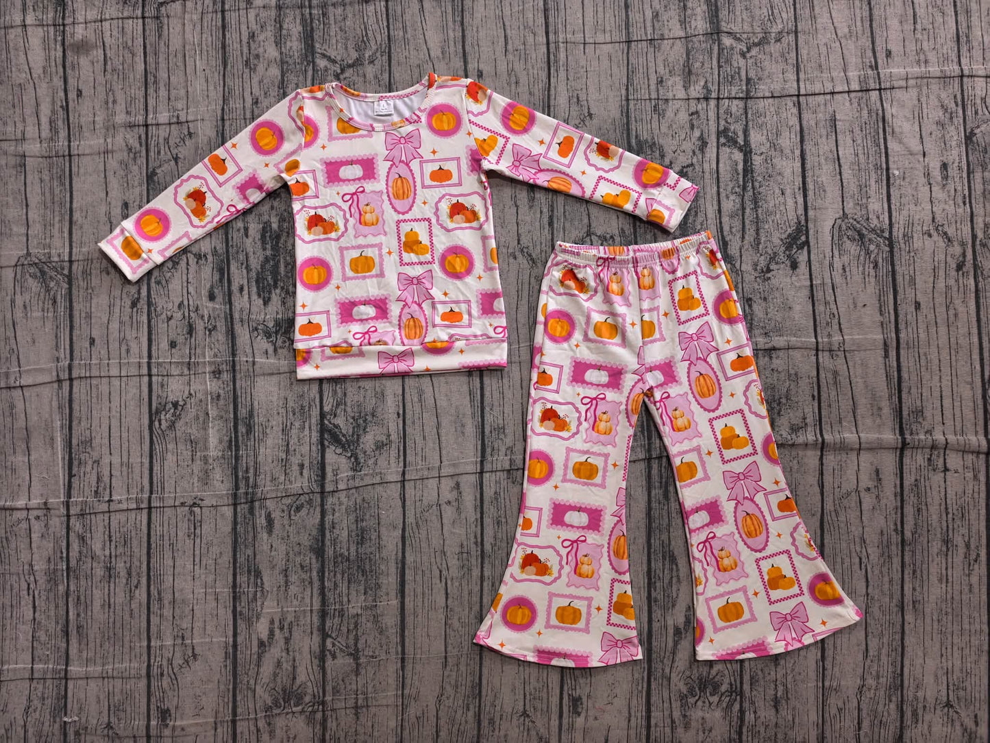 Coquette Stamp Pumpkin Pants Set