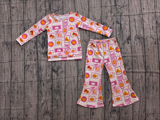 Coquette Stamp Pumpkin Pants Set