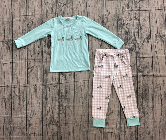Gingham Mallard Pants Set
