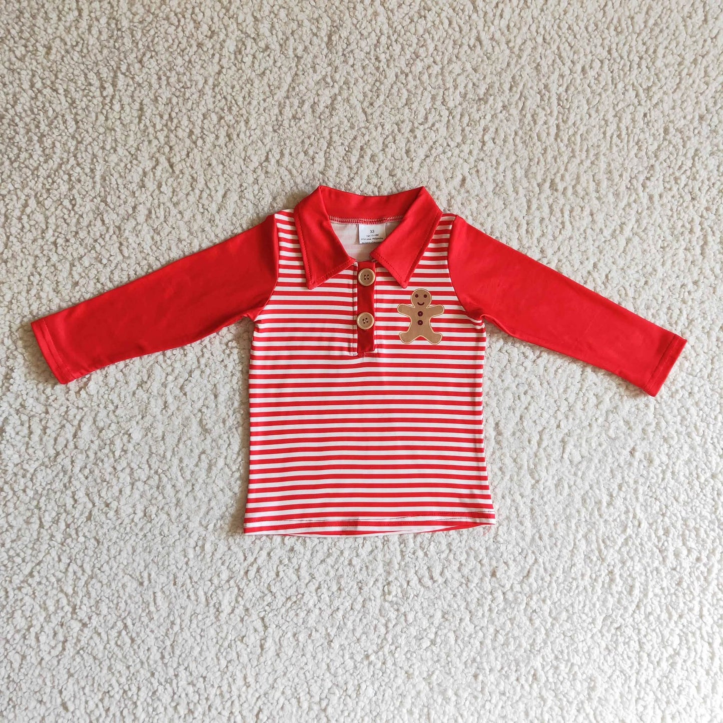 Striped Gingerbread Polo