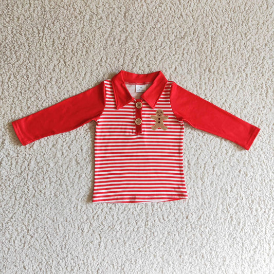 Striped Gingerbread Polo