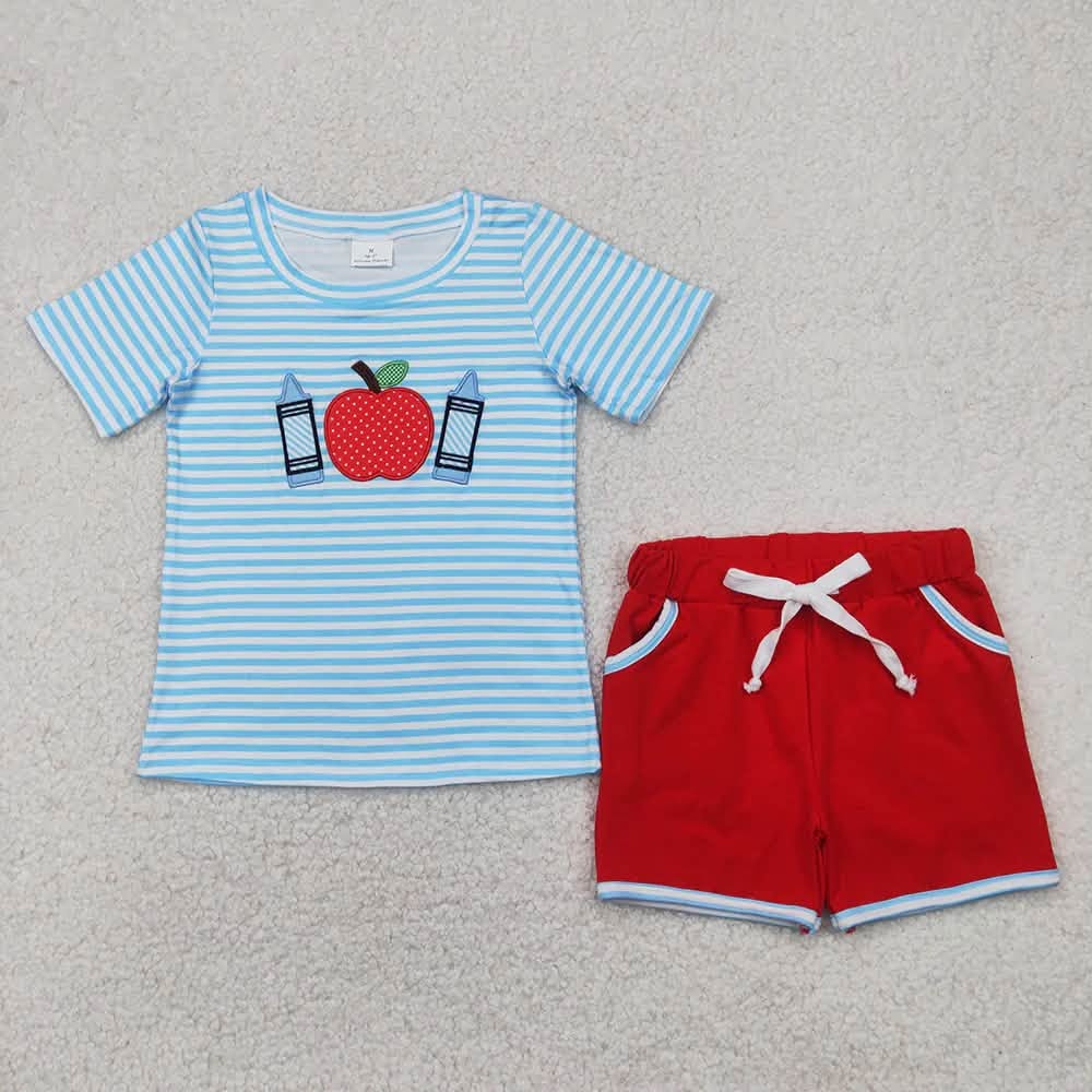 Apple Pencil Shorts Set