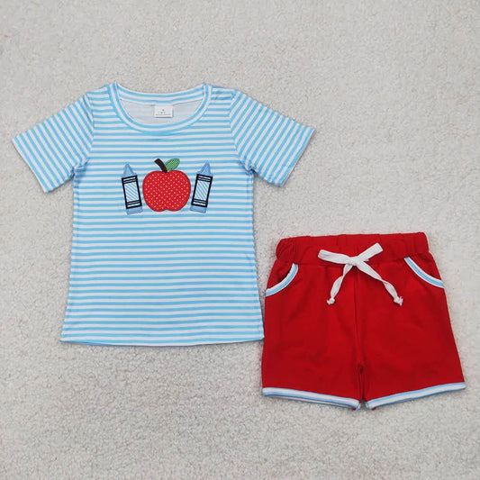 Apple Pencil Shorts Set