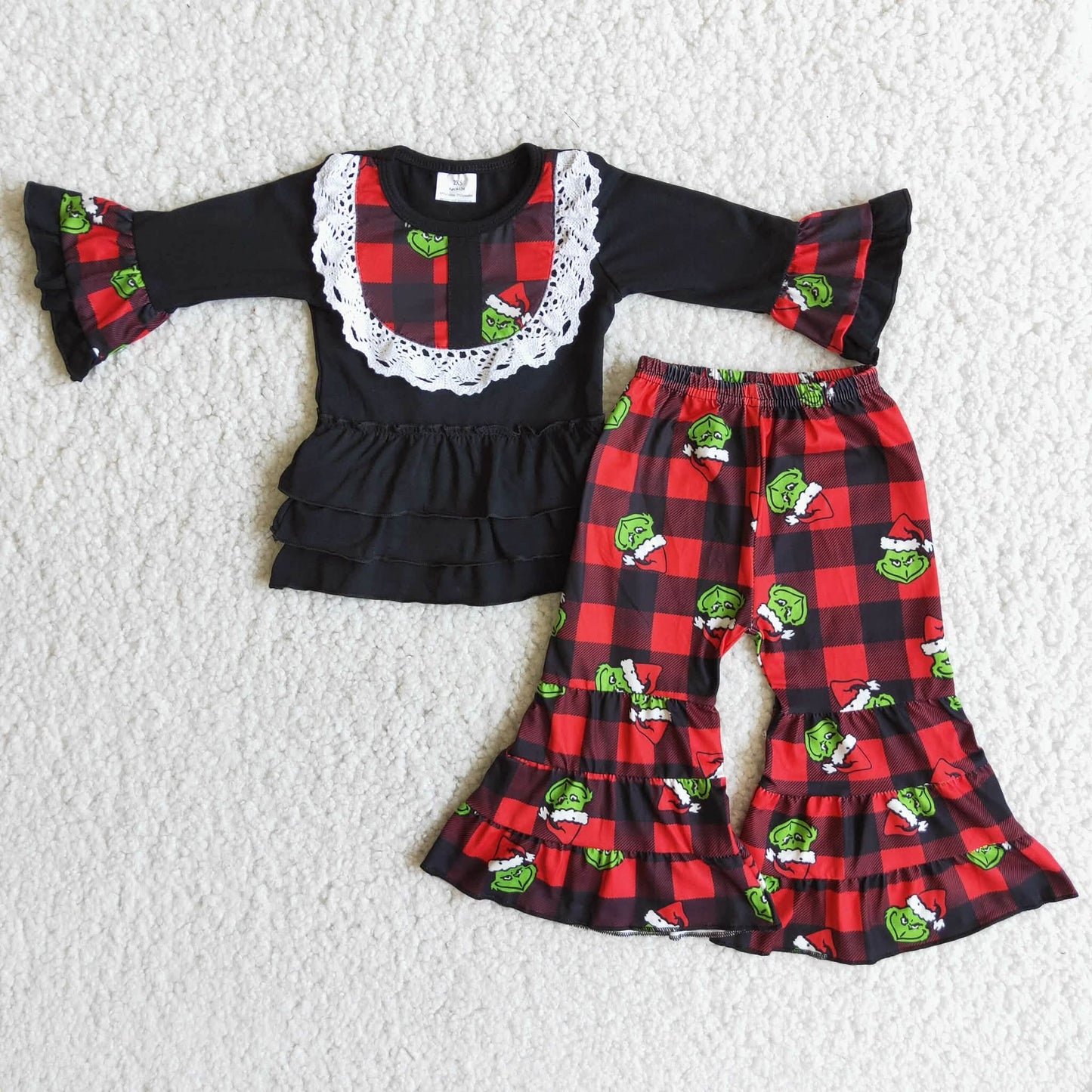 Mean One Ruffle Pants Set