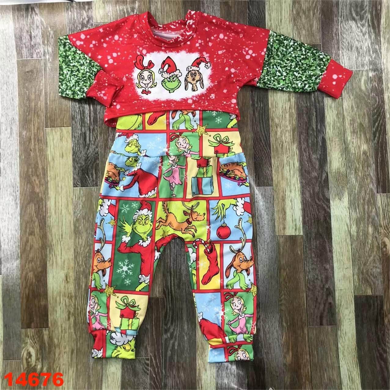 Green Guy Two Piece Romper