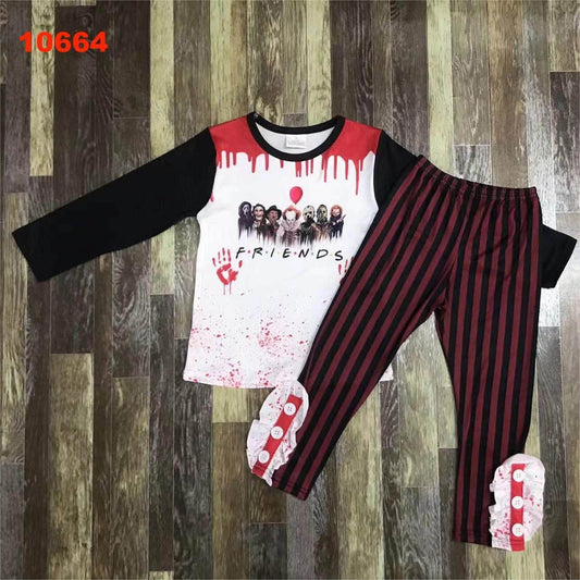 Scary Friends Pants Set